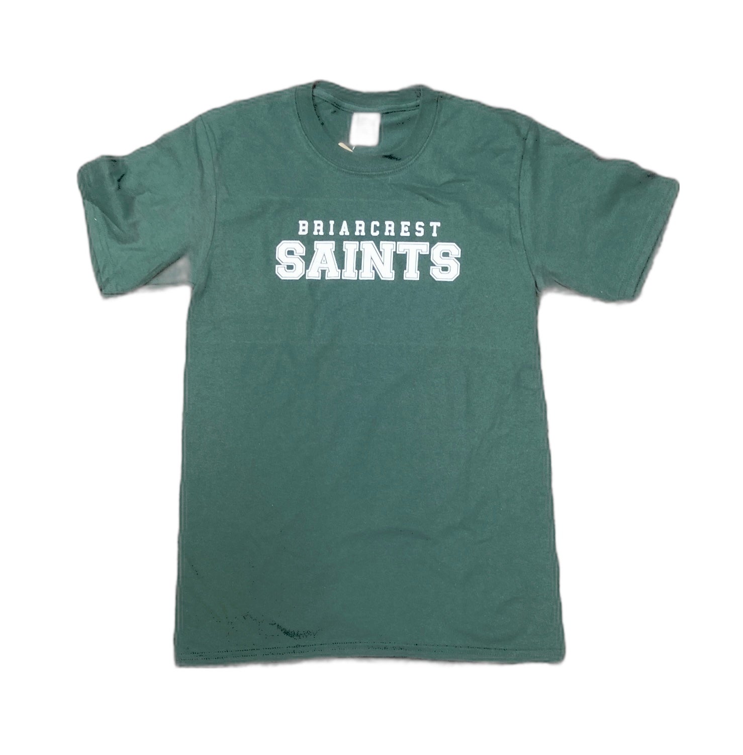 T-shirt SS Classic BCS White Logo Youth | Briarcrest Saint Shop